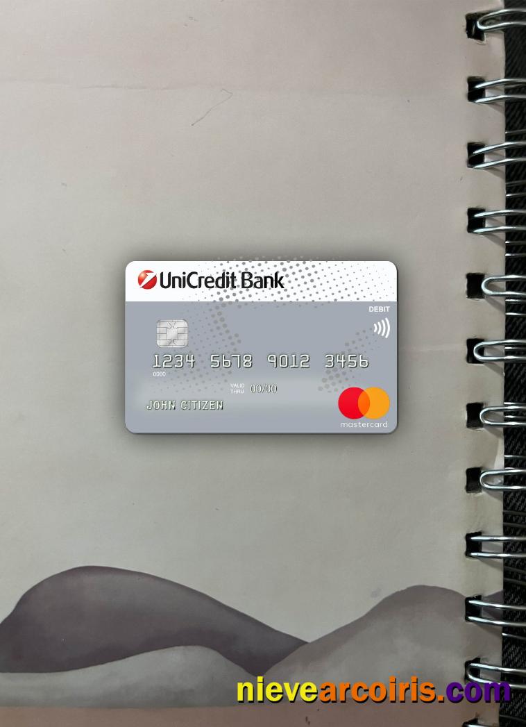 Germany UniCredit Bank MasterCard Credit Card photolook